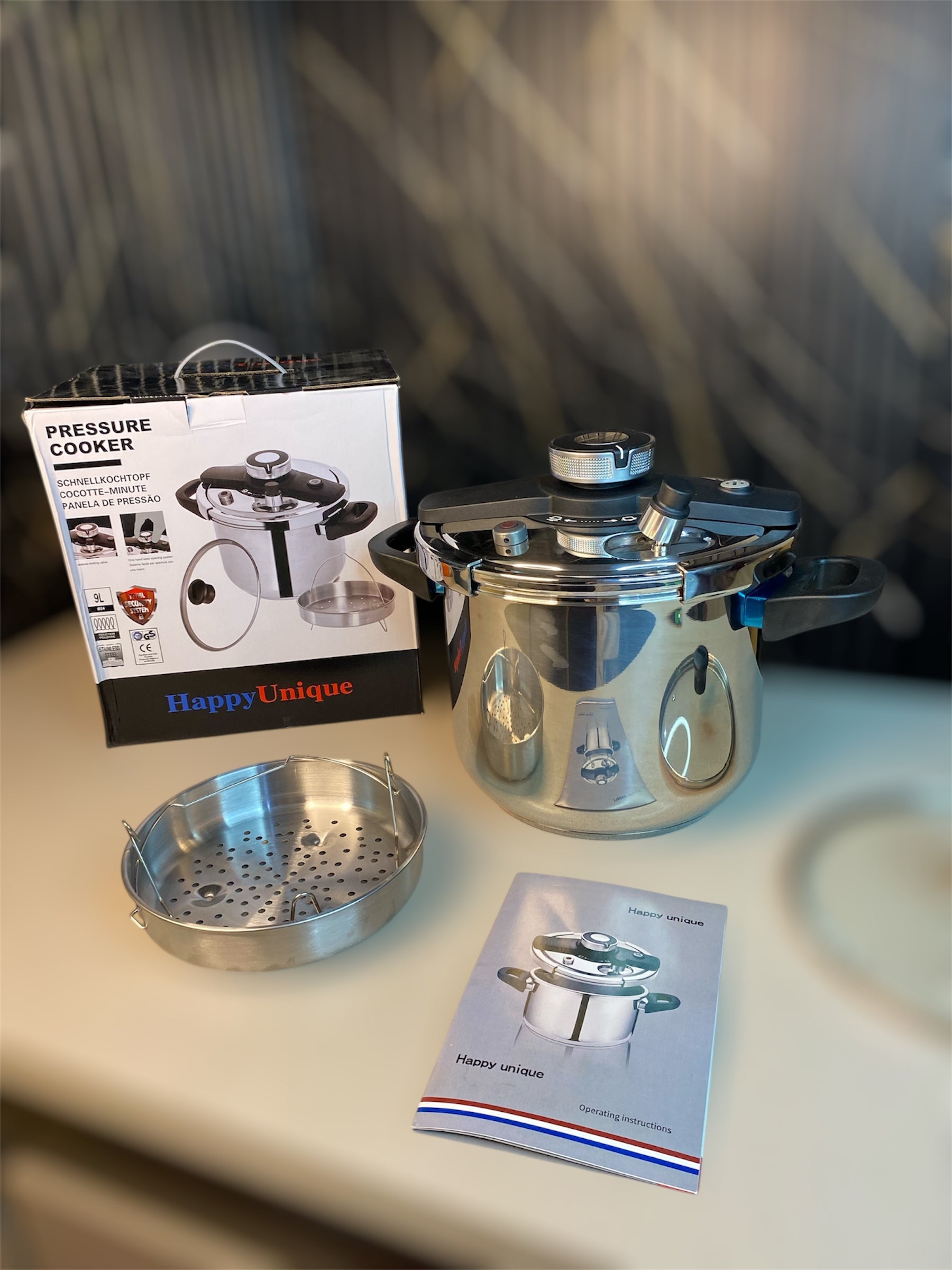 Happy unique pressure cooker 9L