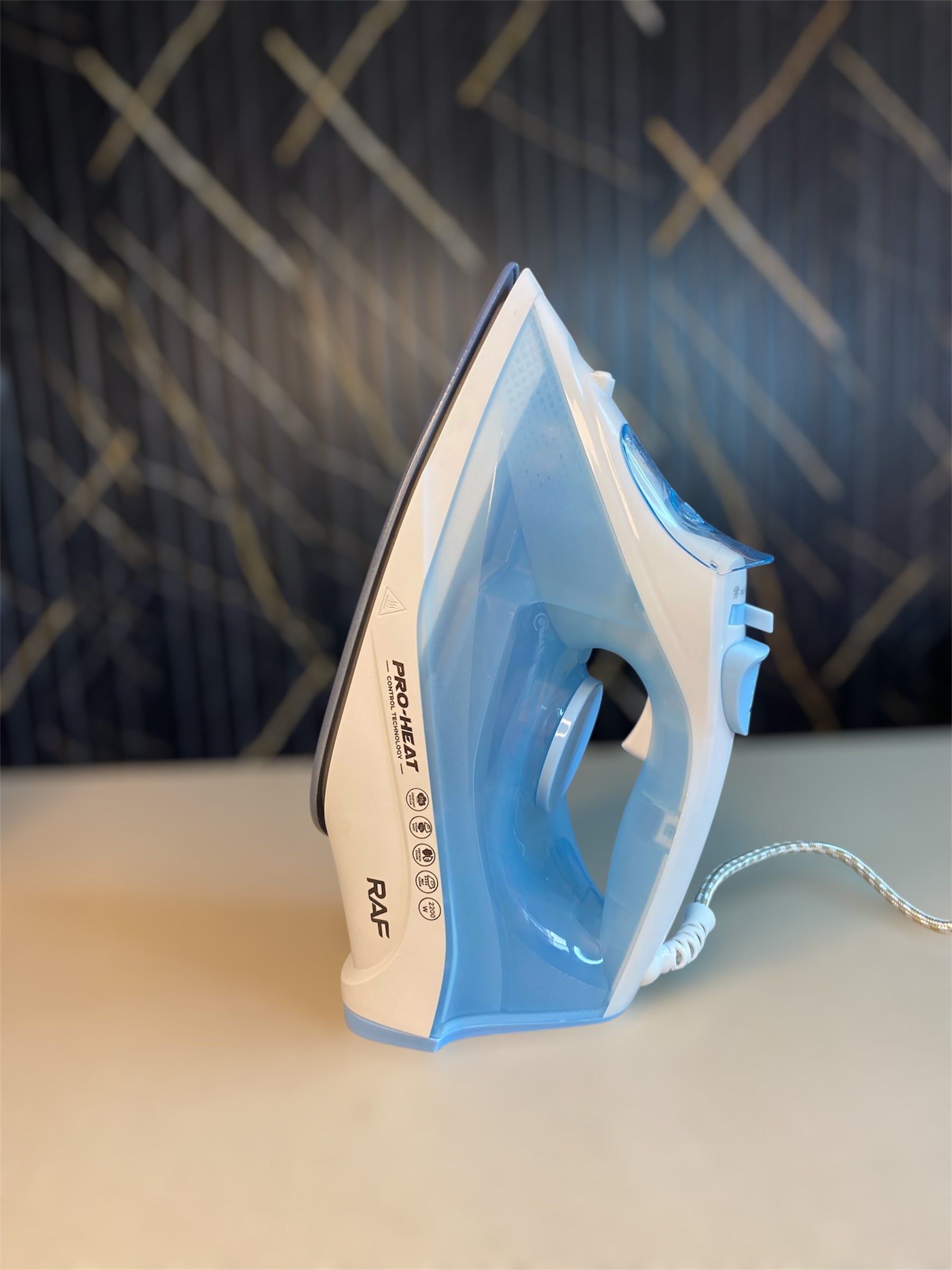RAF steam iron