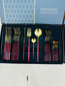 24 PCs Stainless Steel Cutlery Set