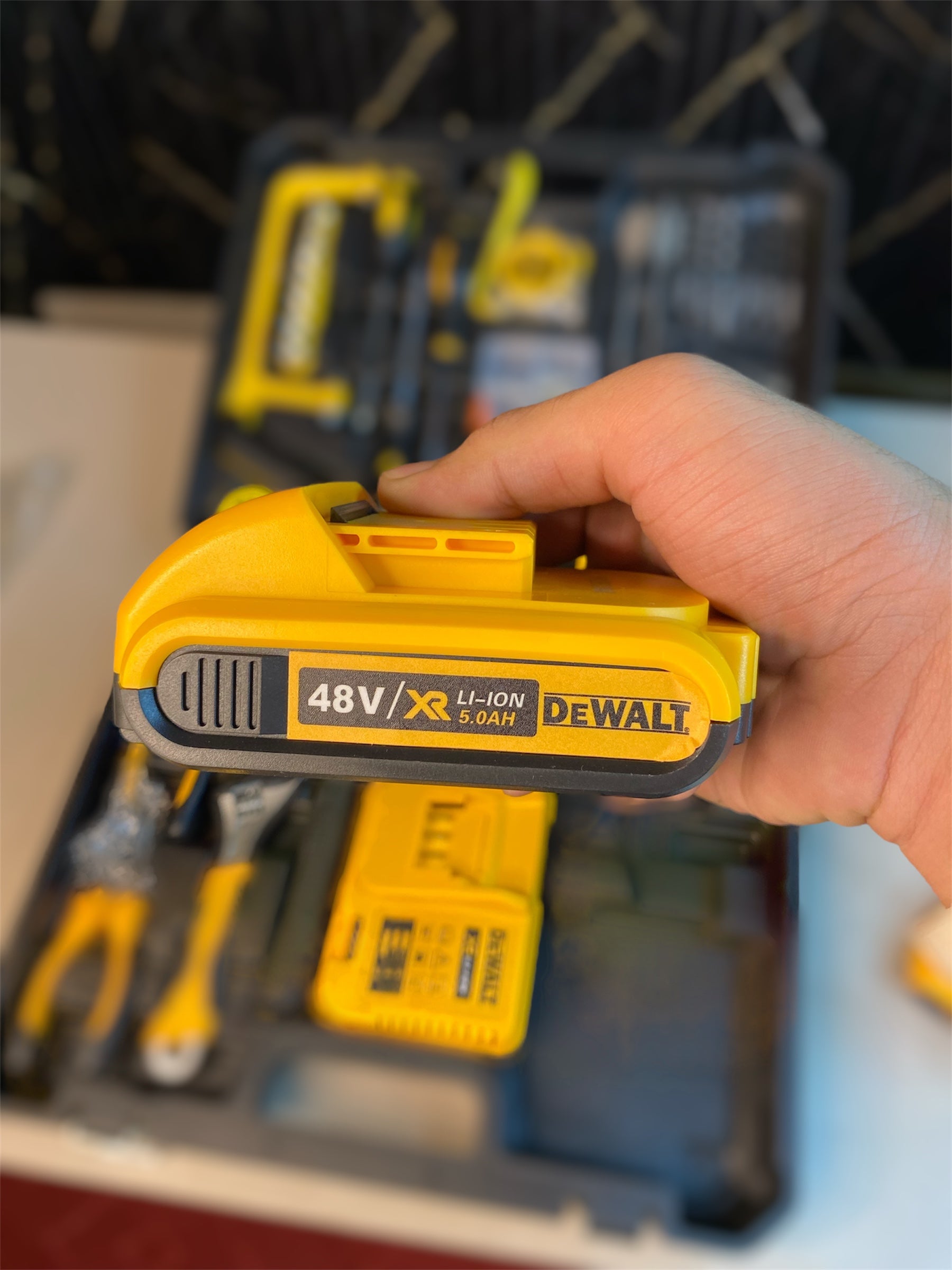 Dewalt Drill machine 117 piece toolbox