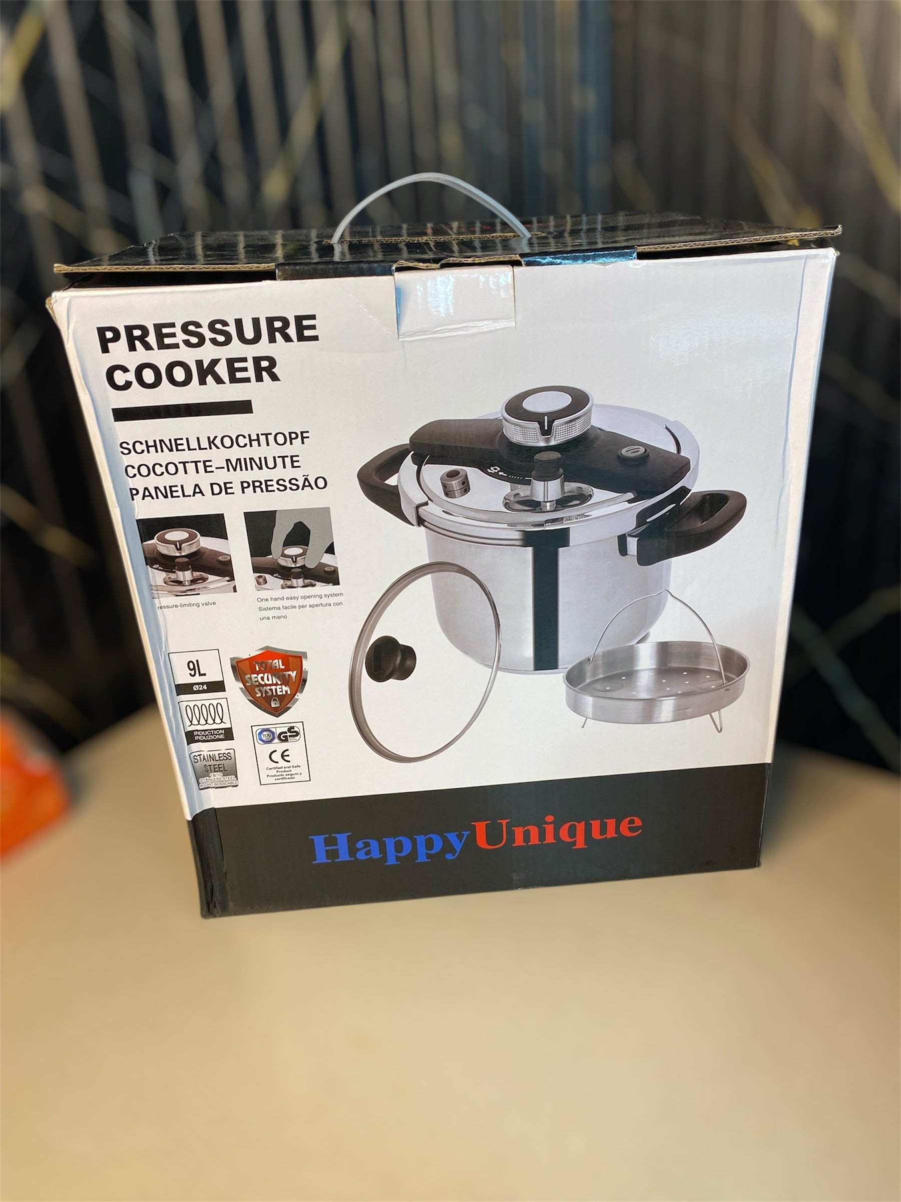 Happy unique pressure cooker 9L
