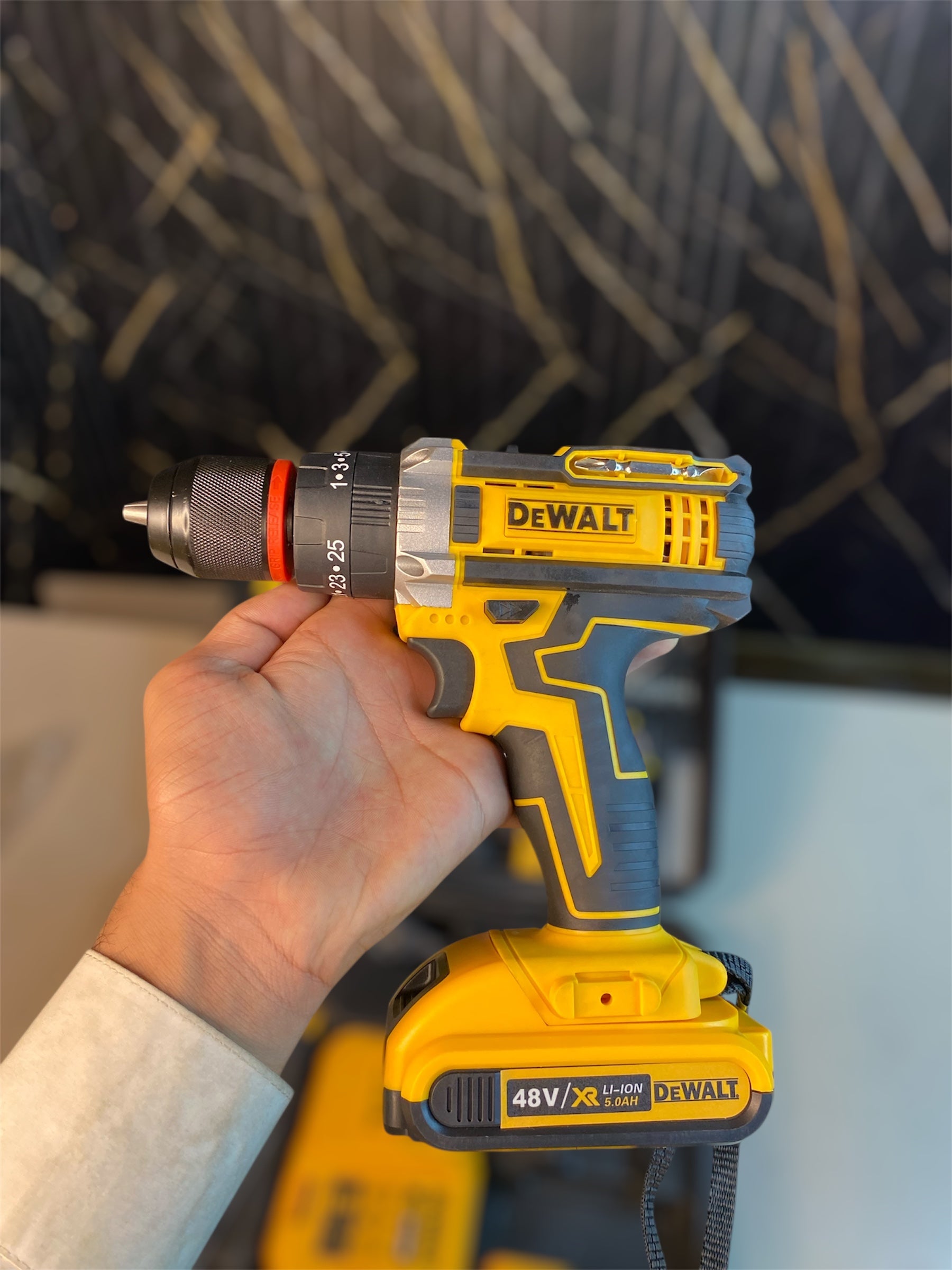 Dewalt Drill machine 117 piece toolbox