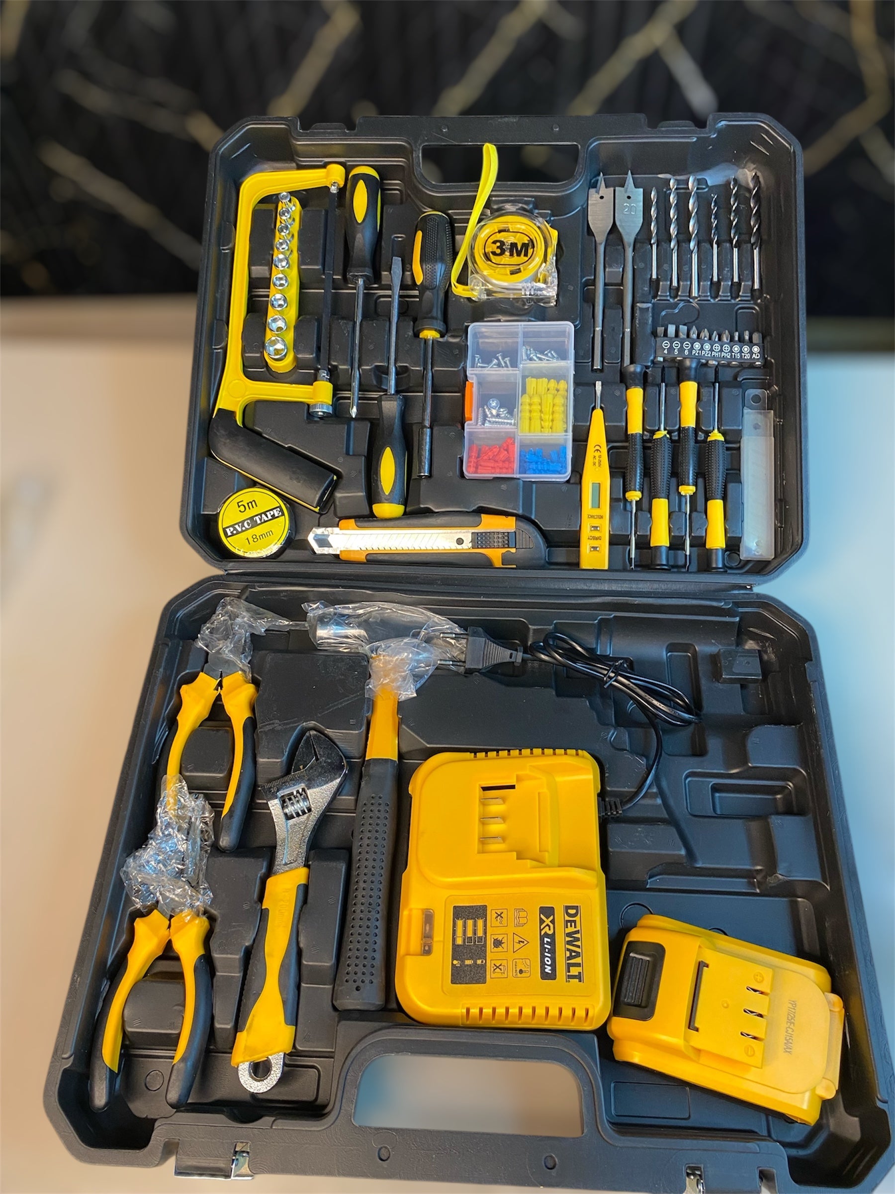 Dewalt Drill machine 117 piece toolbox