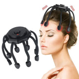 Electric Head Scalp Massager with 10 Vibration Contacts,