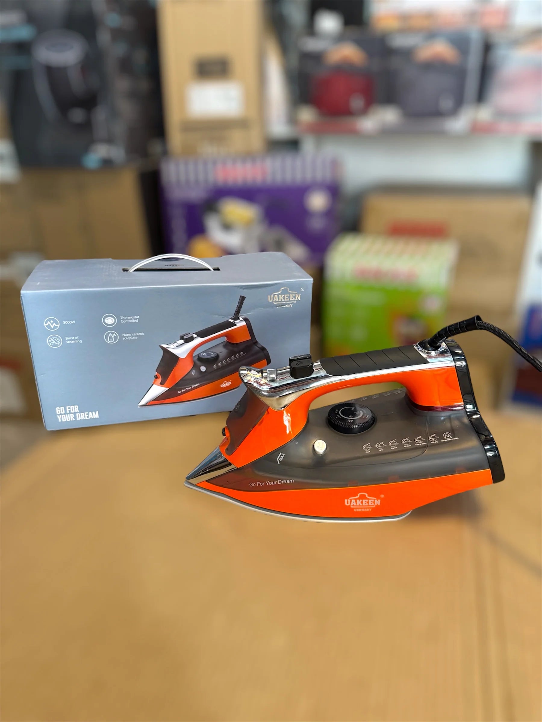 UAKEEN Germany Branded Steam Iron