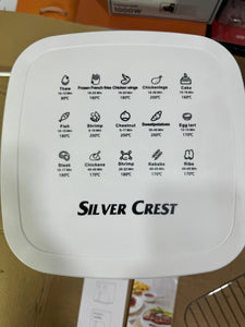 Silver crest air fryer full touch display