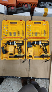 Dewalt 36w 24w USA Hammer Rechargeable Drill Machine with toolkit set