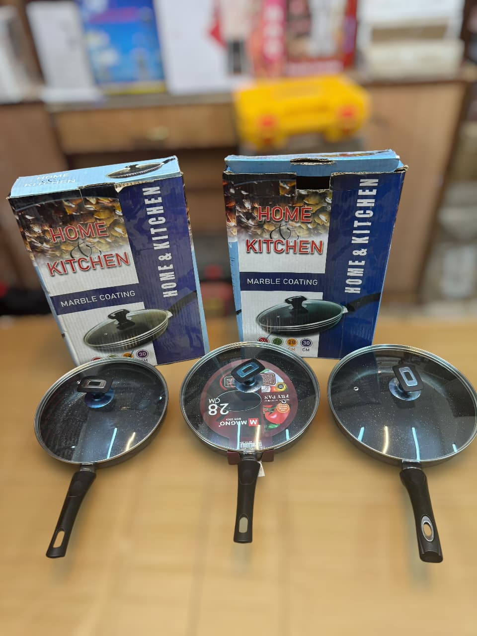 "Lot Imported Marble Deep FryPan – Premium Quality in Your Kitchen"